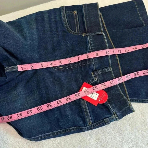 Spandex Women’s Flare Jeans, Color: Midnight Shade Size:S/P High-Rise NW… - Picture 11 of 15